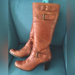 Lavorazione Artigiana women's tall Italian leather boots
